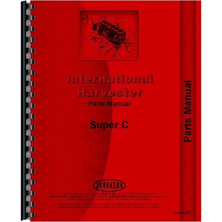 Parts Manual For Farmall International Harvester C Tractor 1951 to 1954 -  AFTERMARKET, RAP75005